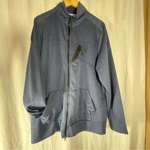 Spyder Mens Zip Front Knit Jacket Navy Size XL
Pockets Gorpcore Casual Cozy